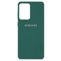 Чехол Silicone Cover Full Protective (AA) для Samsung Galaxy A52 4G / A52 5G Зелений (18642)