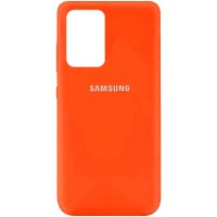 Чехол Silicone Cover Full Protective (AA) для Samsung Galaxy A52 4G / A52 5G Помаранчевий (18644)
