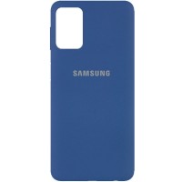 Чехол Silicone Cover Full Protective (AA) для Samsung Galaxy A52 4G / A52 5G Синій (18780)