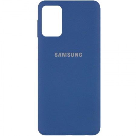 Чехол Silicone Cover Full Protective (AA) для Samsung Galaxy A52 4G / A52 5G Синий (18780)