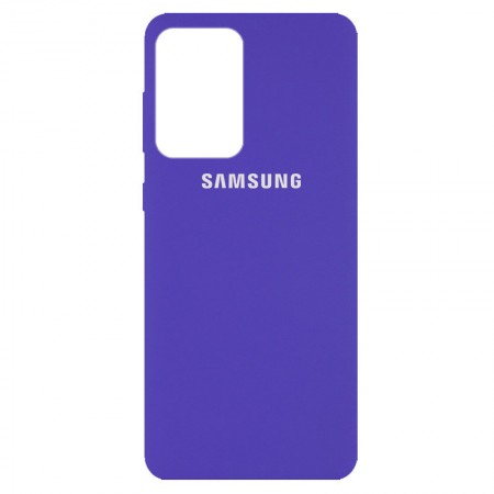 Чехол Silicone Cover Full Protective (AA) для Samsung Galaxy A52 4G / A52 5G Фиолетовый (18652)