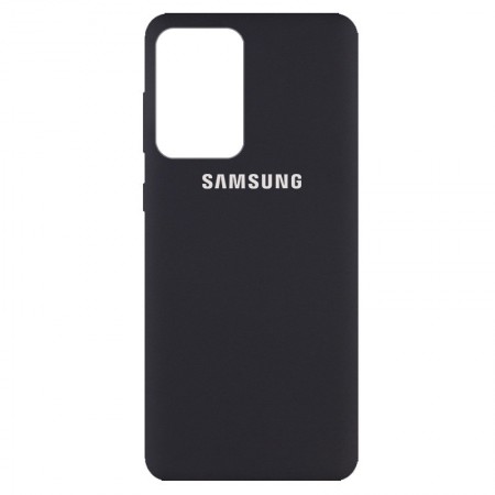 Чехол Silicone Cover Full Protective (AA) для Samsung Galaxy A52 4G / A52 5G Черный (18653)