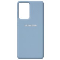 Чехол Silicone Cover Full Protective (AA) для Samsung Galaxy A52 4G / A52 5G Блакитний (18640)