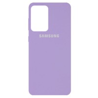 Чехол Silicone Cover Full Protective (AA) для Samsung Galaxy A72 4G / A72 5G Сиреневый (18545)