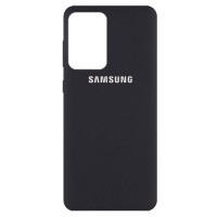 Чехол Silicone Cover Full Protective (AA) для Samsung Galaxy A72 4G / A72 5G Черный (18549)
