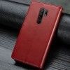 Шкіряний чохол книжка GETMAN Gallant (PU) для Xiaomi Redmi Note 8 Pro Червоний (43058)