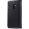 Шкіряний чохол книжка GETMAN Gallant (PU) для Xiaomi Redmi Note 8 Pro Черный (39881)