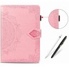Кожаный чехол (книжка) Art Case с визитницей для Samsung Galaxy Tab A 8.4 (2020) Рожевий (17010)