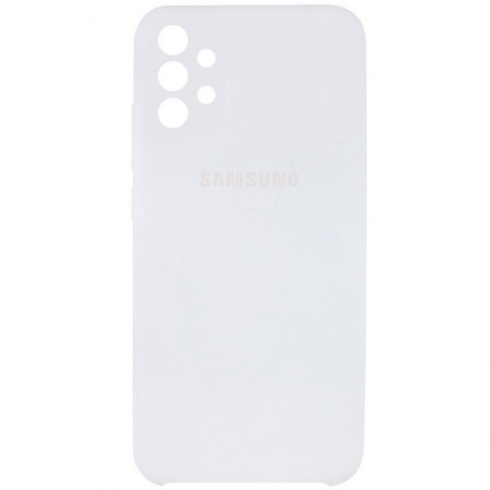 Чехол Silicone Cover Full Camera (AAA) для Samsung Galaxy A32 4G Белый (17577)