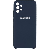 Чехол Silicone Cover Full Camera (AAA) для Samsung Galaxy A32 4G Синій (17586)