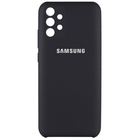 Чехол Silicone Cover Full Camera (AAA) для Samsung Galaxy A32 4G Черный (17589)