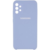 Чехол Silicone Cover Full Camera (AAA) для Samsung Galaxy A32 4G Блакитний (17578)