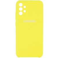 Чехол Silicone Cover Full Camera (AAA) для Samsung Galaxy A32 4G Жовтий (17579)