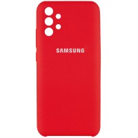 Чехол Silicone Cover Full Camera (AAA) для Samsung Galaxy A32 4G Червоний (17580)