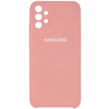 Чехол Silicone Cover Full Camera (AAA) для Samsung Galaxy A32 4G Розовый (17582)