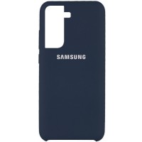 Чехол Silicone Cover (AAA) для Samsung Galaxy S21 Синій (17609)