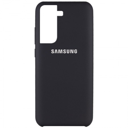 Чехол Silicone Cover (AAA) для Samsung Galaxy S21 Черный (17612)