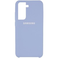 Чехол Silicone Cover (AAA) для Samsung Galaxy S21 Блакитний (17605)