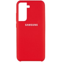 Чехол Silicone Cover (AAA) для Samsung Galaxy S21 Червоний (17606)
