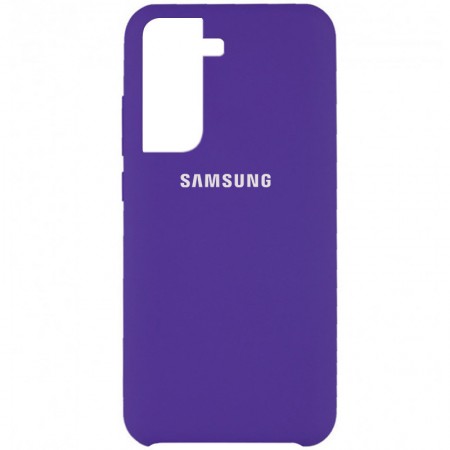 Чехол Silicone Cover (AAA) для Samsung Galaxy S21+ Сиреневый (17628)