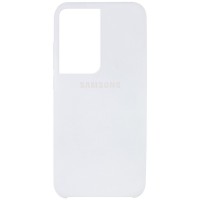 Чехол Silicone Cover (AAA) для Samsung Galaxy S21 Ultra Білий (17613)