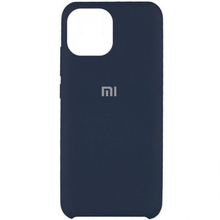 Чехол Silicone Cover (AAA) для Xiaomi Mi 11 Синий (17635)