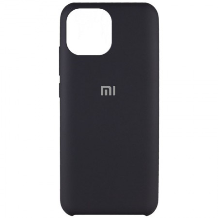 Чехол Silicone Cover (AAA) для Xiaomi Mi 11 Черный (17638)