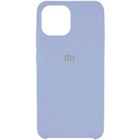 Чехол Silicone Cover (AAA) для Xiaomi Mi 11 Блакитний (17632)