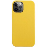 Кожаный чехол K-Doo Noble Collection для Apple iPhone 12 Pro Max (6.7'') Жовтий (18339)