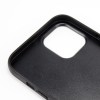 Кожаная накладка G-Case Sheep Skin Dark Series для Apple iPhone 12 Pro / 12 (6.1'') Черный (18337)