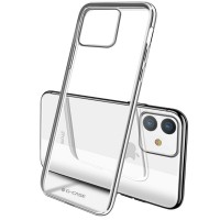TPU чехол G-Case Shiny Series для Apple iPhone 11 (6.1'') Сріблястий (18356)