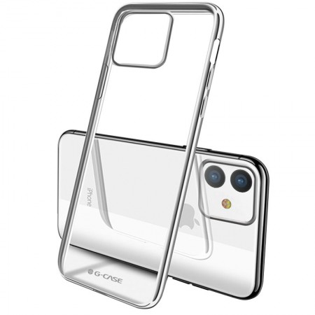 TPU чехол G-Case Shiny Series для Apple iPhone 11 (6.1'') Сріблястий (18356)