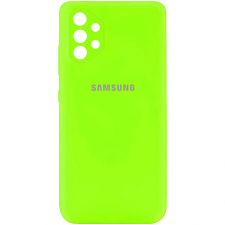 Чехол Silicone Cover My Color Full Camera (A) для Samsung Galaxy A32 4G Салатовый (17437)