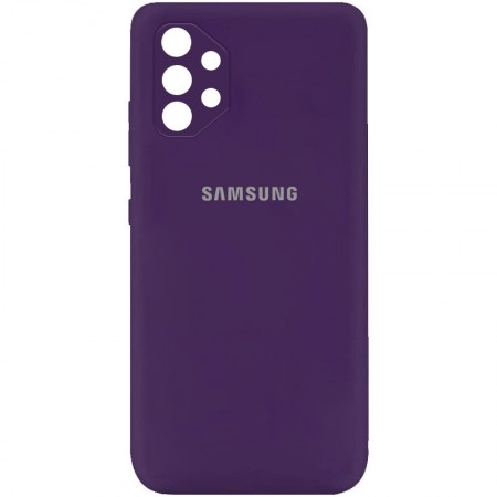 Чехол Silicone Cover My Color Full Camera (A) для Samsung Galaxy A32 4G Фиолетовый (17433)