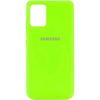 Чехол Silicone Cover My Color Full Protective (A) для Samsung Galaxy A72 4G / A72 5G Салатовый (17460)