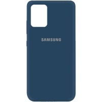 Чехол Silicone Cover My Color Full Protective (A) для Samsung Galaxy A72 4G / A72 5G Синий (17457)