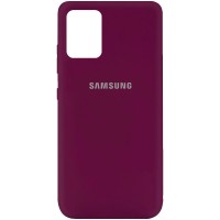 Чехол Silicone Cover My Color Full Protective (A) для Samsung Galaxy A72 4G / A72 5G Красный (17465)