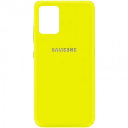 Чехол Silicone Cover My Color Full Protective (A) для Samsung Galaxy A72 4G / A72 5G Желтый (17463)