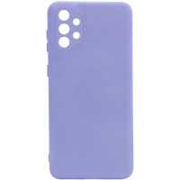 Чехол Silicone Cover Full Camera without Logo (A) для Samsung Galaxy A32 4G Сиреневый (17641)