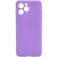 Силиконовый чехол Candy Full Camera для Apple iPhone 11 Pro (5.8'') Сиреневый (16372)