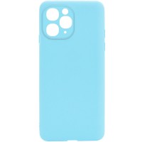 Силиконовый чехол Candy Full Camera для Apple iPhone 11 Pro (5.8'') Бирюзовый (16365)