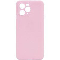 Силиконовый чехол Candy Full Camera для Apple iPhone 11 Pro (5.8'') Рожевий (16371)