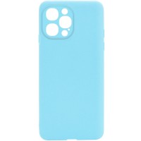 Силиконовый чехол Candy Full Camera для Apple iPhone 12 Pro (6.1'') Бирюзовый (16391)