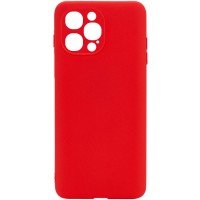 Силиконовый чехол Candy Full Camera для Apple iPhone 12 Pro (6.1'') Красный (16395)