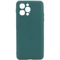 Силиконовый чехол Candy Full Camera для Apple iPhone 12 Pro Max (6.7'') Зелёный (16404)