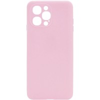 Силиконовый чехол Candy Full Camera для Apple iPhone 12 Pro Max (6.7'') Розовый (16408)