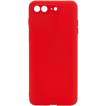 Силиконовый чехол Candy Full Camera для Apple iPhone 7 plus / 8 plus (5.5'') Красный (16429)