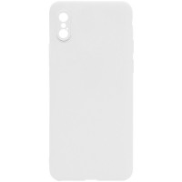 Силиконовый чехол Candy Full Camera для Apple iPhone X / XS (5.8'') Білий (16436)