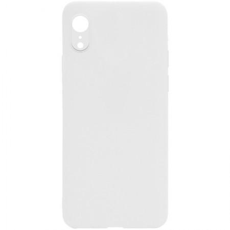 Силиконовый чехол Candy Full Camera для Apple iPhone XR (6.1'') Белый (16448)
