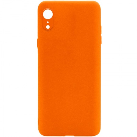 Силиконовый чехол Candy Full Camera для Apple iPhone XR (6.1'') Оранжевый (16454)